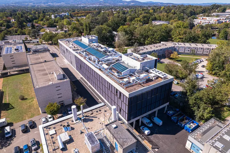 Reportage photo par drone sur un chantier