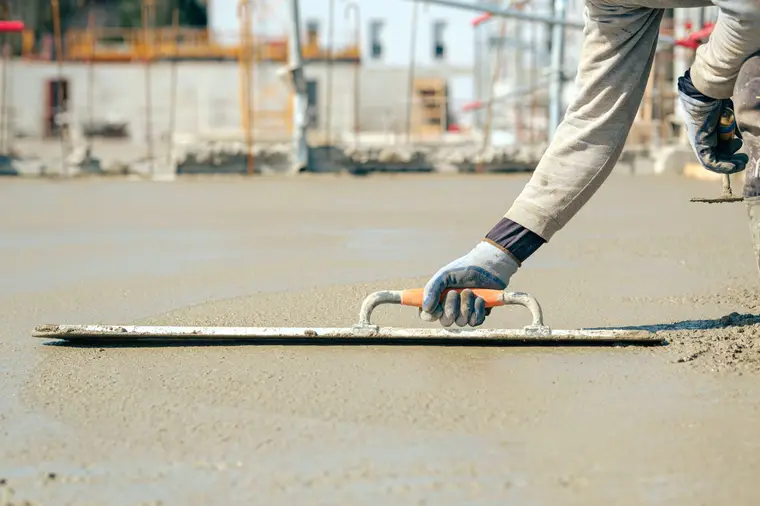 Reportage photo au sol sur un chantier